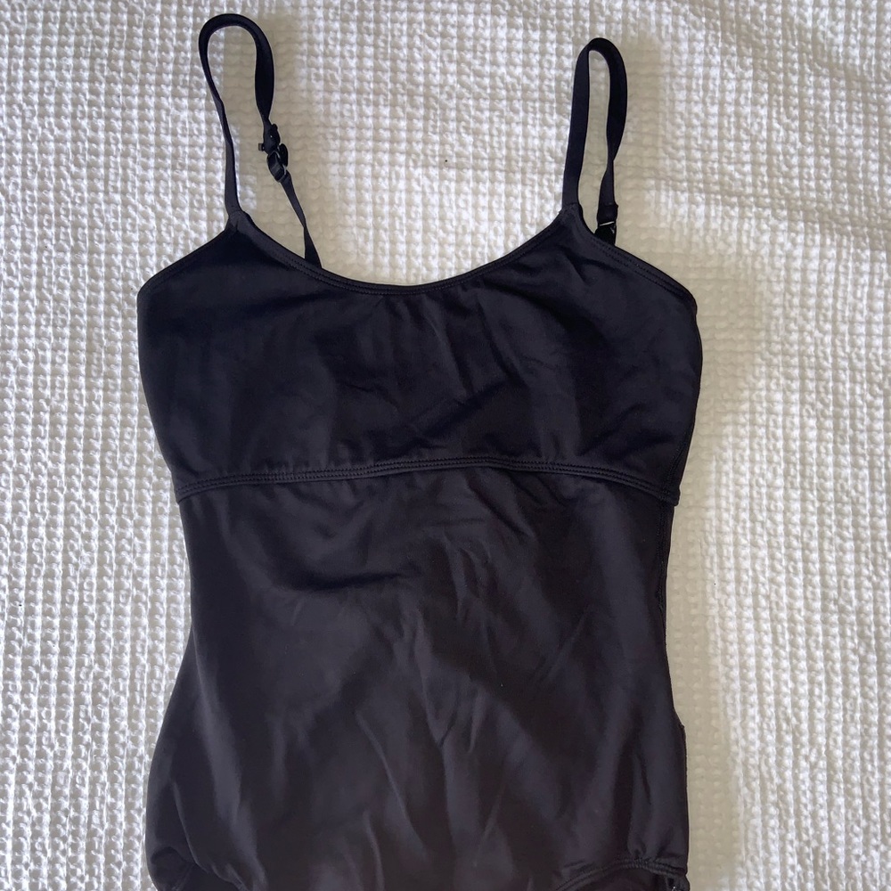 Adult Large Black Eurotard Leotard.